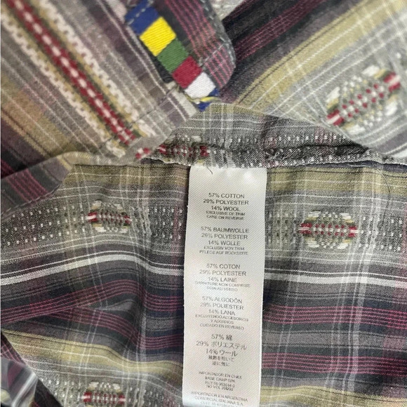 Sherpa Adventure Gear Men’s Plaid UPF 50+ Short Sleeve Shirt - Size Large, - Picture 6 of 9